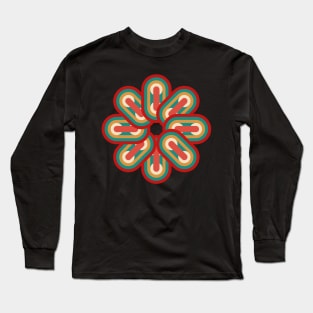 Retro Radial Long Sleeve T-Shirt